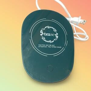 Tease Smart Heated Mug Warmer Base Only Replacement Electric Teal Plate Tested